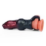 Soft Silicone Penis Sheath in Claret