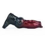 Soft Silicone Penis Sheath in Claret - Image 5