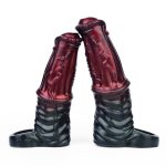 Alien Silicone Cock Sheath in Claret - Image 6