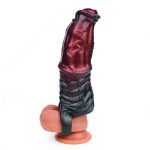 Alien Silicone Cock Sheath in Claret - Image 7