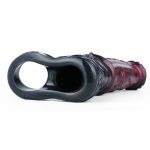 Alien Silicone Cock Sheath in Claret - Image 10