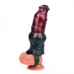 Creature Monster Penis Sleeves in Claret - Image 14