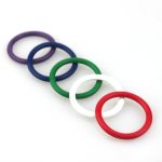 Rainbow Silicone Pleasure Rings (5 Pack) - Image 3