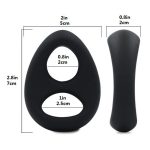 Soft Silicone Double Hole Cock Ring - Image 5