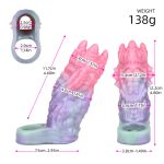 Beast Claw Silicone 4.8 in Penis Sleeve - Image 2