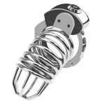 Male Chastity Bird Cage - Adjustable Ring - Image 3