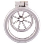 The Pen Deluxe Stainless Steel Locking Chastity Cage - Image 4