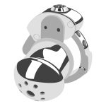 Exile Deluxe Locking Confinement Cage -Adjustable Ring - Image 5