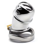Detained Metal Chastity Cage - L Size - Image 2