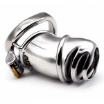 Detained Metal Chastity Cage - L Size - Image 3