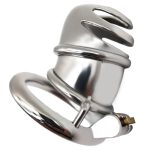 Detained Stainless Steel Chastity Cage - Image 5