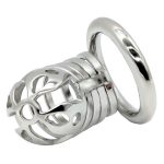 Captus Stainless Steel Locking Chastity Cage - Image 3