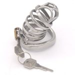 Rhombic Bend Ring Male Chastity Cock Cage - Image 7