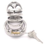 Rhombic Bend Ring Male Chastity Cock Cage - Image 8