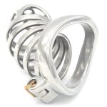 Rhombic Bend Ring Male Chastity Cock Cage - Image 2