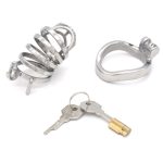 Rhombic Bend Ring Male Chastity Cock Cage - Image 3