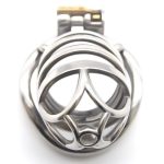 Rhombic Bend Ring Male Chastity Cock Cage - Image 5