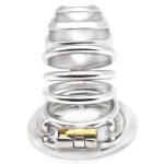 Gourd Steel Cock Cage With Anti-falling Ring - Image 2