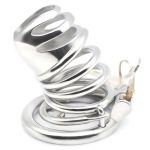 Gourd Steel Cock Cage With Anti-falling Ring - Image 3