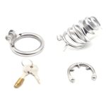 Gourd Steel Cock Cage With Anti-falling Ring - Image 5