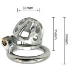 Chastity Device Steel Cock Cage - Image 2