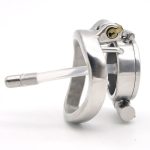 Double Key Steel Cock Cage - Short - Image 3