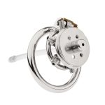 Bolted Chastity Cage With Spikes