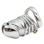 Penis Head Steel Cock Cage - Long - Image 8