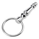 Steel Penis Plug With Ring - Image 7