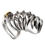 Bolted Chastity Cage With Spikes - Image 6