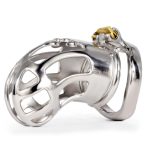Hollow Out Chastity Cage With Bent Ring - Image 6