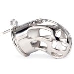Hollow Out Chastity Cage With Round Ring - Image 8