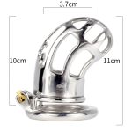 Hollow Out Chastity Cage With Round Ring - Image 2