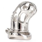 Hollow Out Chastity Cage With Bent Ring - Image 7