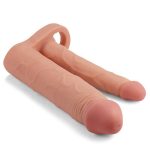 Pleasure X-Tender Double Penetration Penis Sleeve - Image 4