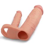 Pleasure X-Tender Double Penetration Penis Sleeve - Image 5