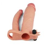 Pleasure X Tender Vibrating Double Penis Sleeve - Image 2