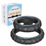 Silicone Dual Cock Ring - Image 11