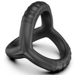 Silicone 3 in 1 Cock Ring - Image 4