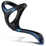 Silicone Triangle Penis Ring with Teasing Tail - Image 6