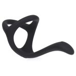 Silicone Triangle Penis Ring with Teasing Tail - Image 3