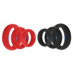 Thick 3 C-Ring Set - Stretchy Silicone - Image 6