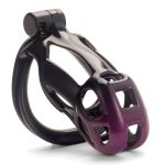 Black and Purple Cobra Chastity Cage