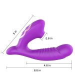 Clitoral Sucking Stimulator with Penis Shape Vibrator - Image 2