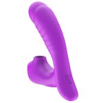 Clitoral Sucking Stimulator with Penis Shape Vibrator - Image 5
