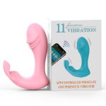 APP Controlled Rabbit Vibrator Dildo - Image 8