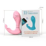 APP Controlled Rabbit Vibrator Dildo - Image 5