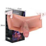 Lifelike Texture Soft Penis Sleeve Extender - Image 5