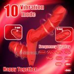 Strap On Double-Ended Vibrating Dildo - Image 2