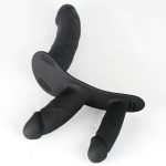 Lesbian Triple-Power Strap-On Vibrating Dildo - Image 2